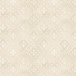 Ivory - Floral with Scroll